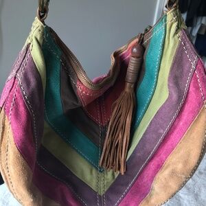Fossil Hobo Suede Bag